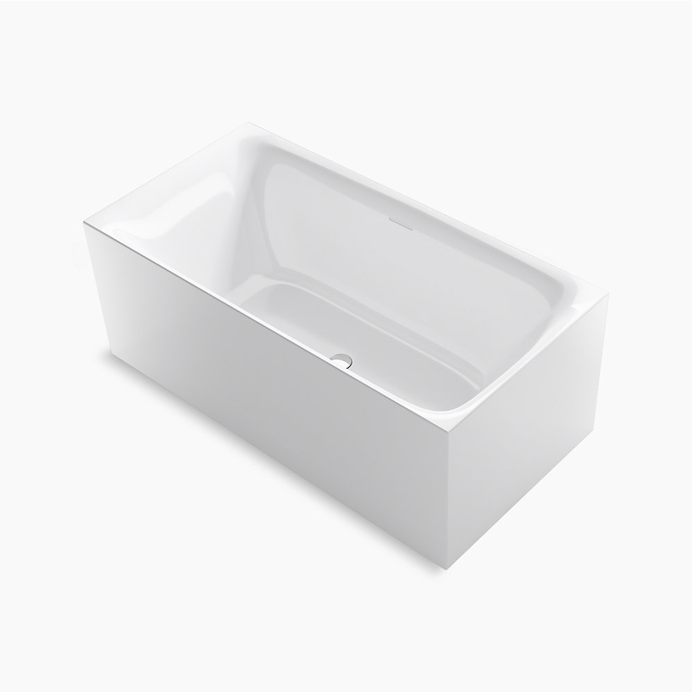 Unwind 59-1/16x29-9/16x23-1/16" Freestanding Tub in White