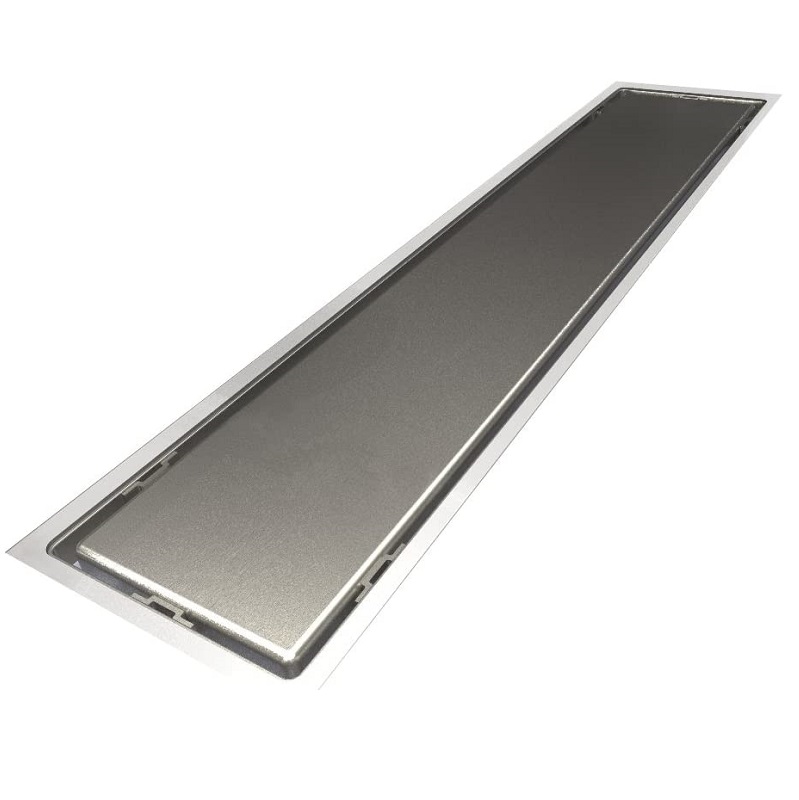DRAIN LD2130-BS LINEAR SOLID GRATE SHALLOW COVER