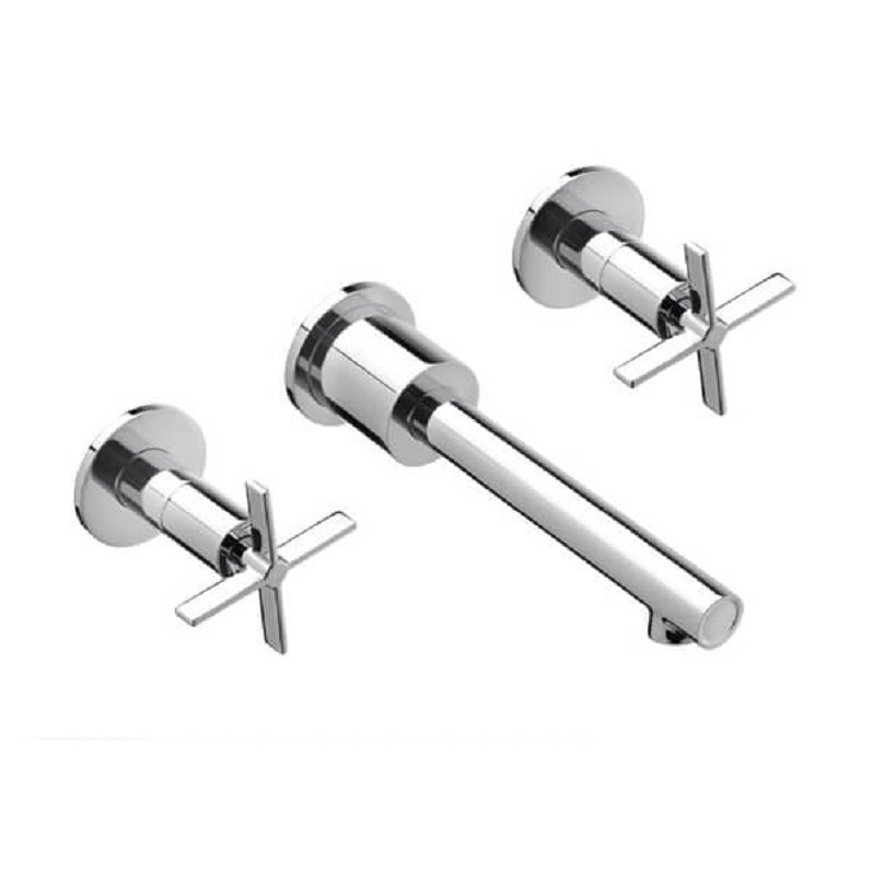 Percy Wall Mount Lav Faucet Trim In Polished Chrome