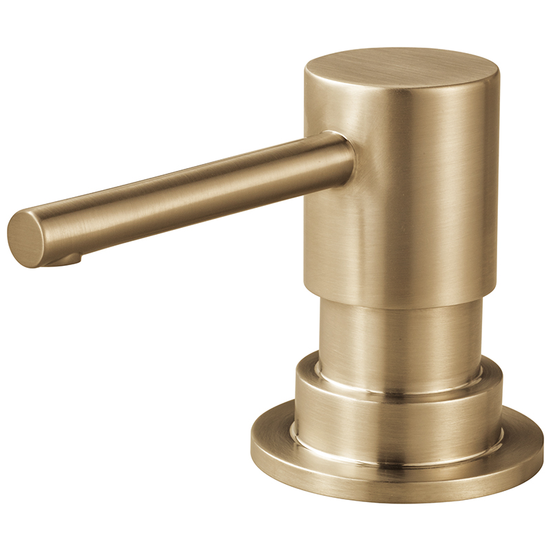 Brizo Solna Soap/Lotion Dispenser in Luxe Gold