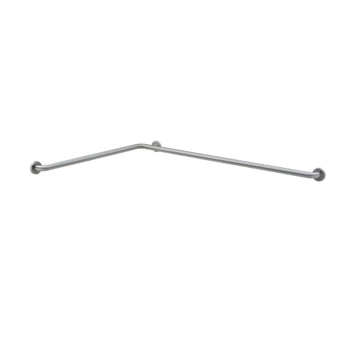 Two-Wall 36" x 54" Grab Bar In Satin