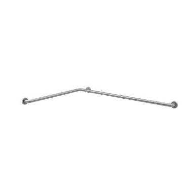 Two-Wall 24"x 36" Grab Bar In Peened Stainless