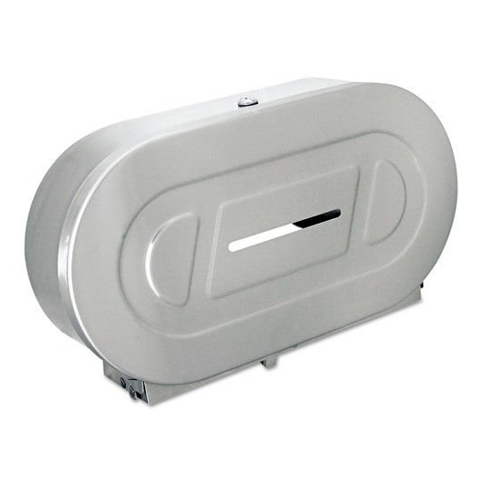 Twin Jumbo-Roll Toilet Tissue Dispenser In Satin