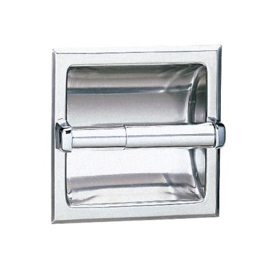 Recessed Toilet Paper Dispenser In Stainless