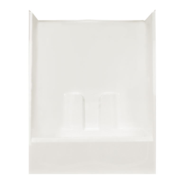 AcrylX Tub & Shower Kit 60x31x76" White Right Hand Drain