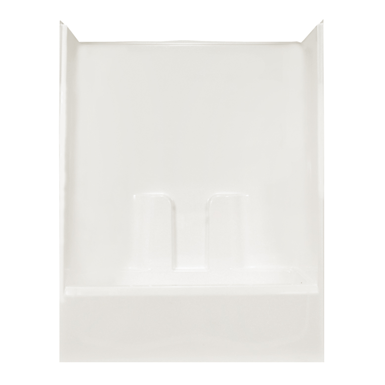 AcrylX Tub & Shower Kit 60x31x74" White Right Hand Drain