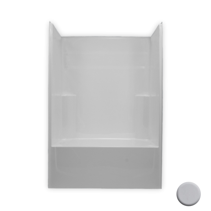 AcrylX Tub & Shower Kit 54x42x78-3/4" Silver Center Drain