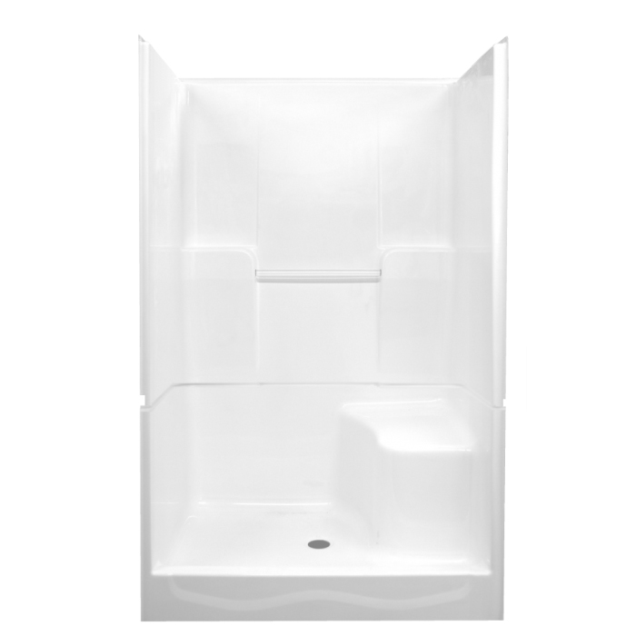 SHOWER RE6843RT/S-WH 2PC 47-3/4X78-1/4" CENTER