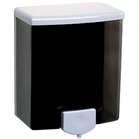 Surface Mounted Soap Dispenser In Black/Grey