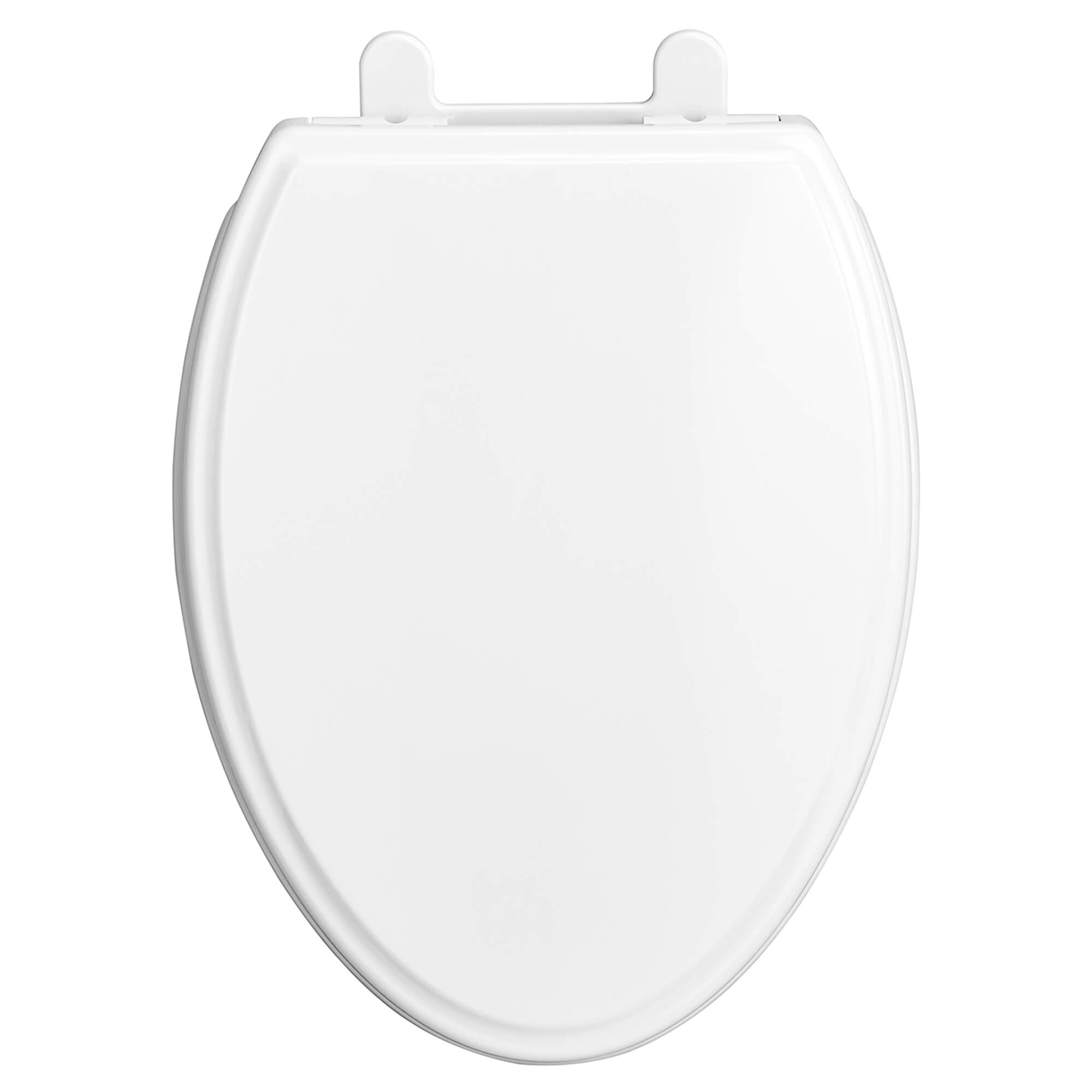 Traditional Elongated Luxury Toilet Seat in Canvas White