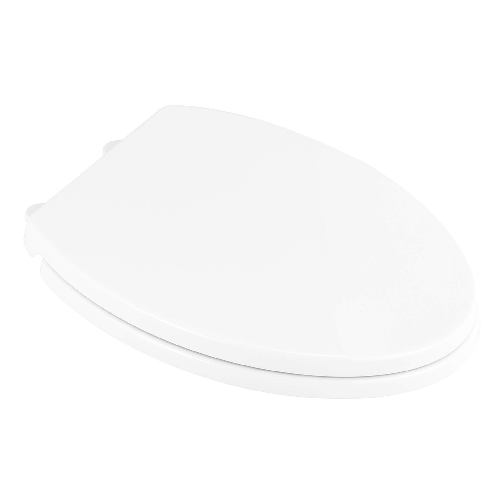 Transitional Elongated Luxury Toilet Seat in Canvas White