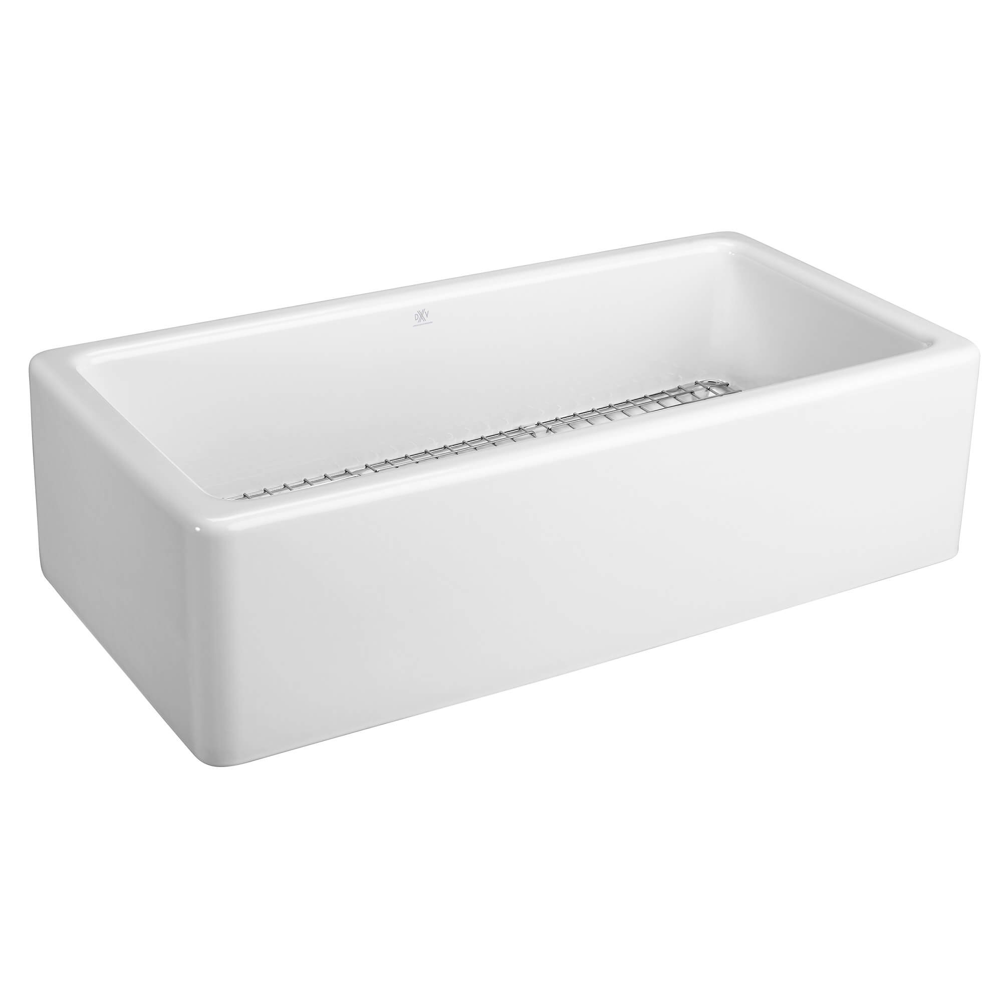 Hillside 36" Apron Front Kitchen Sink Kit in Canvas White