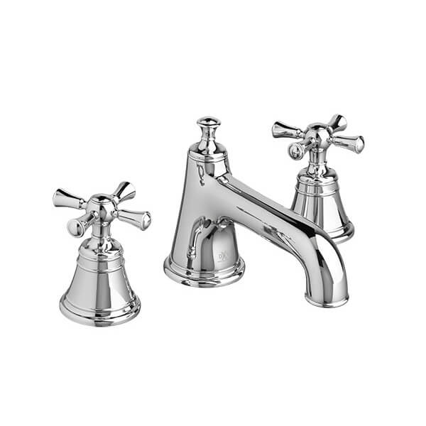 Randall Widespread Lav Faucet w/Cross Handles in Polished Chrome