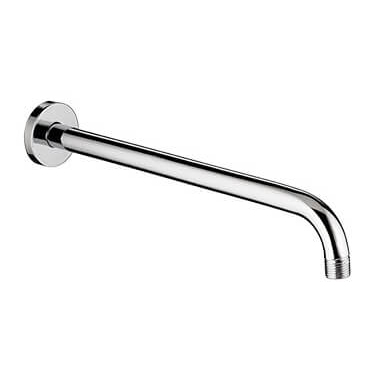 Wall Mount Right Angle Shower Arm & Flange In Polished Chrome