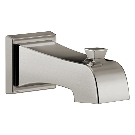 Ashlyn Non-Diverter Tub Spout in Stainless