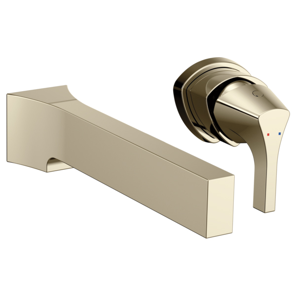 Zura Wall Mount Lav Faucet Trim In Polished Nickel