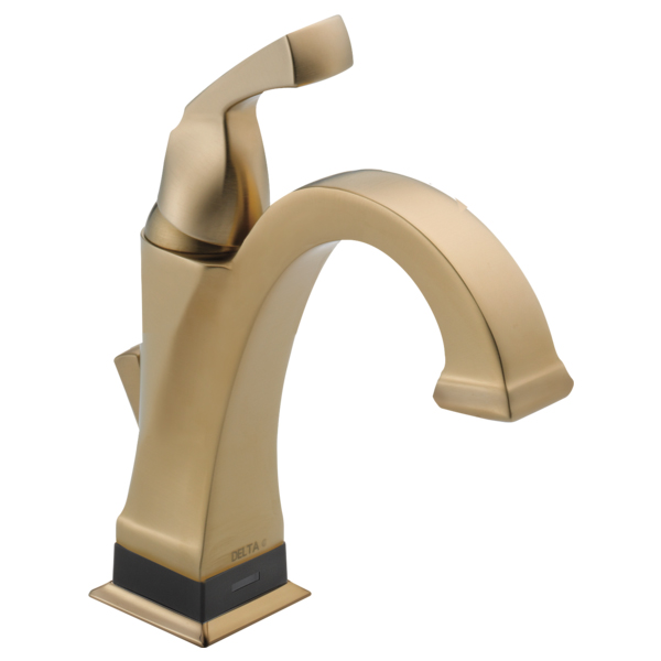 Dryden Touch2O Single Hole Lav Faucet in Champagne Bronze