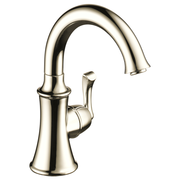 Traditional Single Hole Beverage Faucet in Polished Nickel