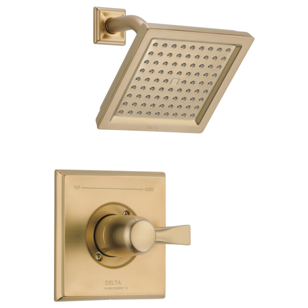 Dryden Shower Trim W/Single-Function Showerhead In Champagne Bronze