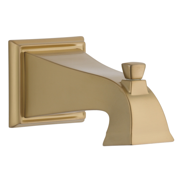 Dryden 7-1/2" Tub Spout w/Pull-Up Diverter in Champagne Bronze