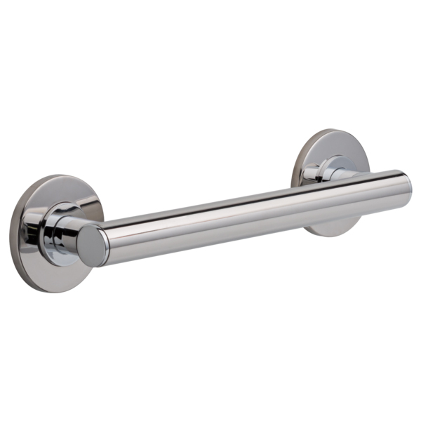 Euro 12" Round Grab Bar in Chrome