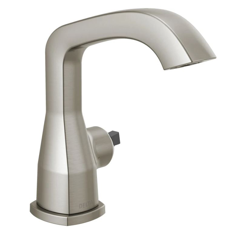 Stryke Single Hole Lav Faucet in Stainless Less Handle