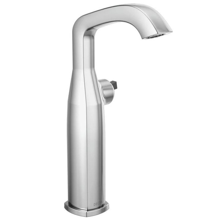 Stryke Vessel Lav Faucet in Chrome Less Handle