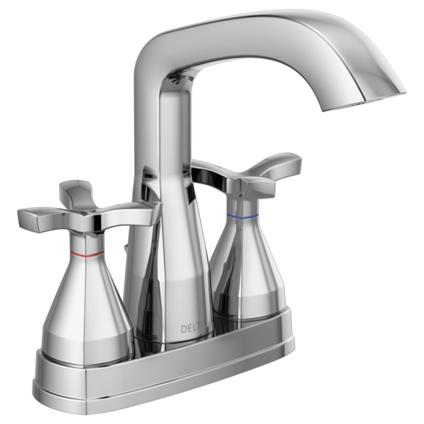 Stryke Centerset Lav Faucet in Chrome w/Helo Handles