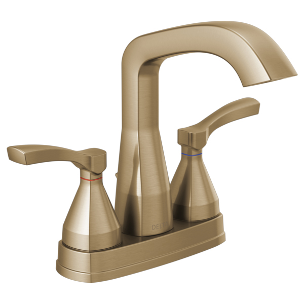 Stryke Centerset Lav Faucet in Champagne Bronze w/Levers