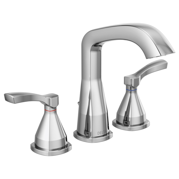 Stryke Widespread Lav Faucet in Chrome w/Levers