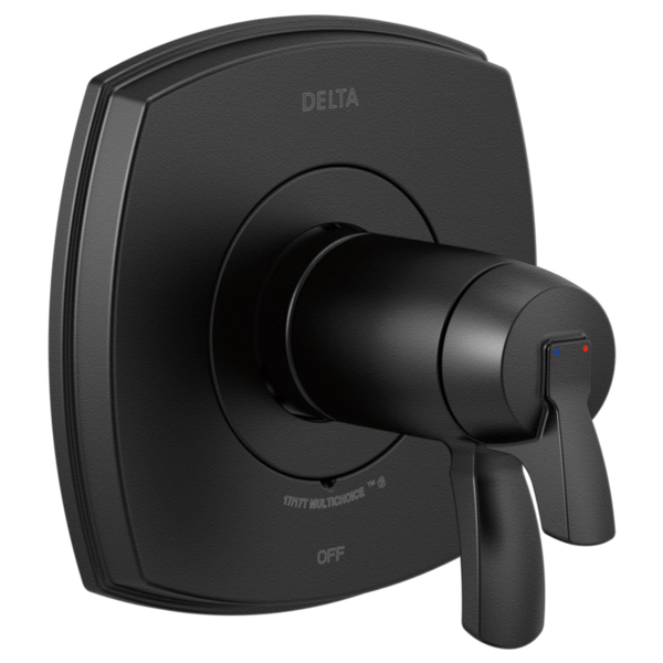 Stryke 17 Thermostatic Valve Only In Matte Black