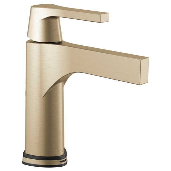 Zura Touch2O Single Hole Lav Faucet in Champagne Bronze