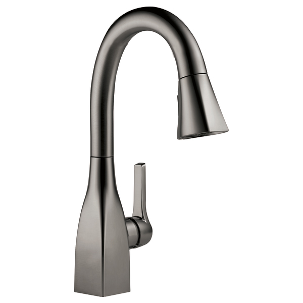 Mateo 1 or 3 Hole Pull-Down Bar Faucet in Black Stainless