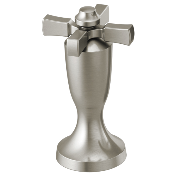 Dorval Roman Tub & Tub Filler Cross Handle in Stainless 1 pc