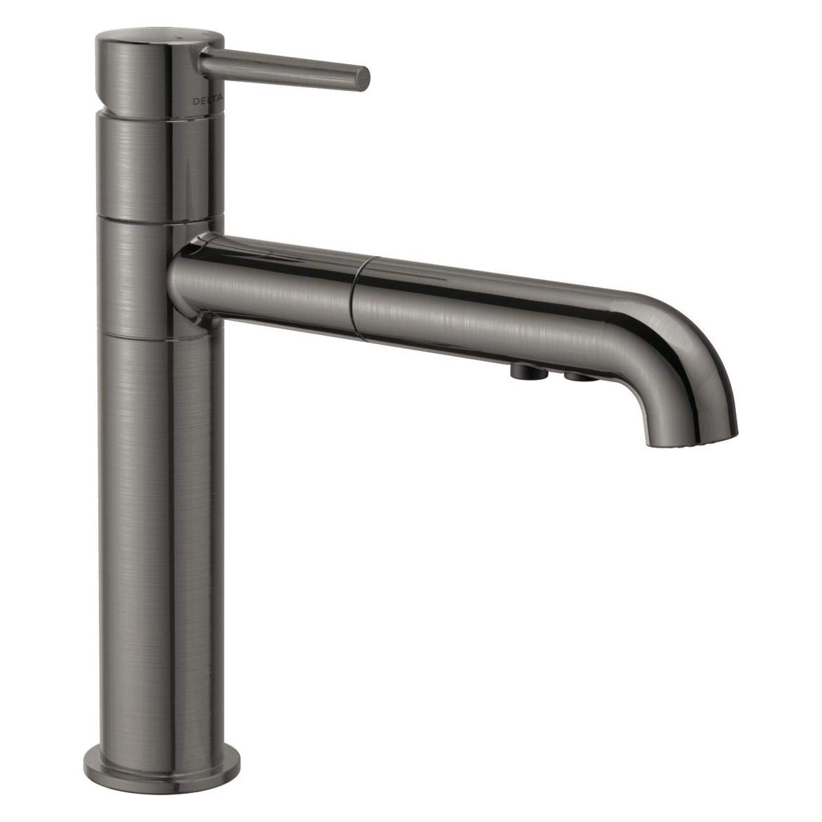 Trinsic Single Hndl Pull-Out Kitchen Faucet Black Stainless
