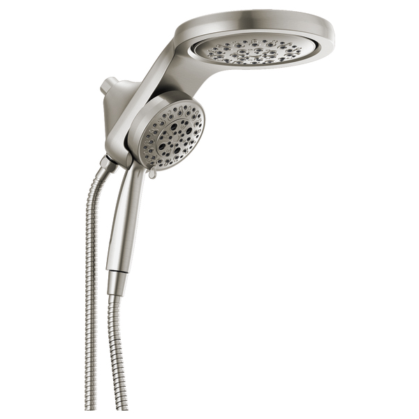 HydroRain 5-Setting 2-in-1 Showerhead in Stainless, 1.75 gpm