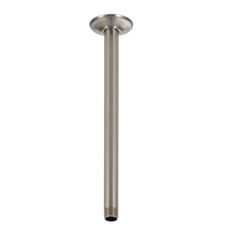 Universal Showering Ceiling Mount Shower Arm & Flange In Stainless