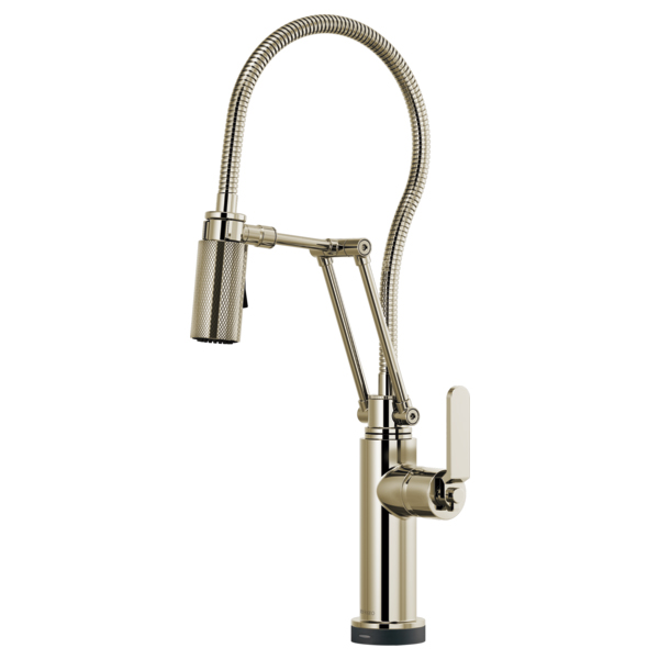 Brizo Litze SmartTouch Articulating Faucet in Pol. Nickel