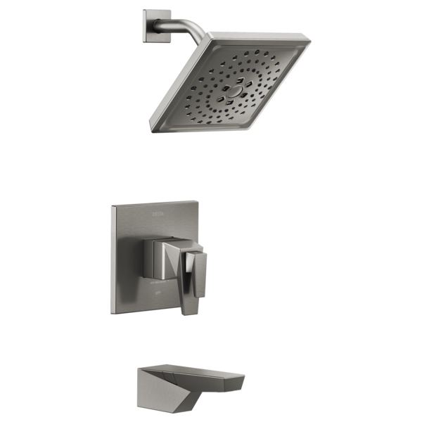 Trillian 17T S Tub/Shower Trim In Black Stainless