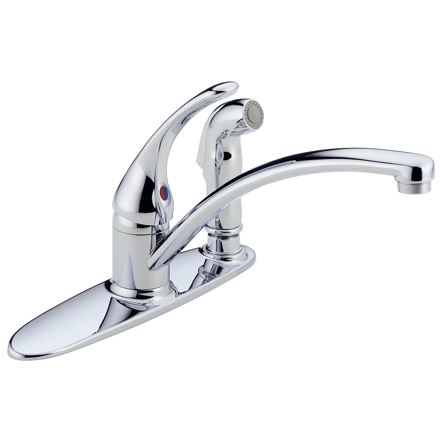 Foundations Widespread Kitchen Faucet w/Spray in Stainless