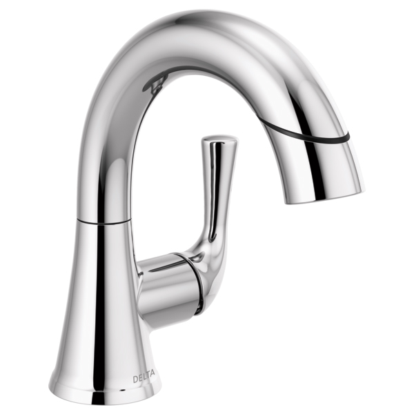 Kayra Single Hole Pulldown Lav Faucet in Chrome