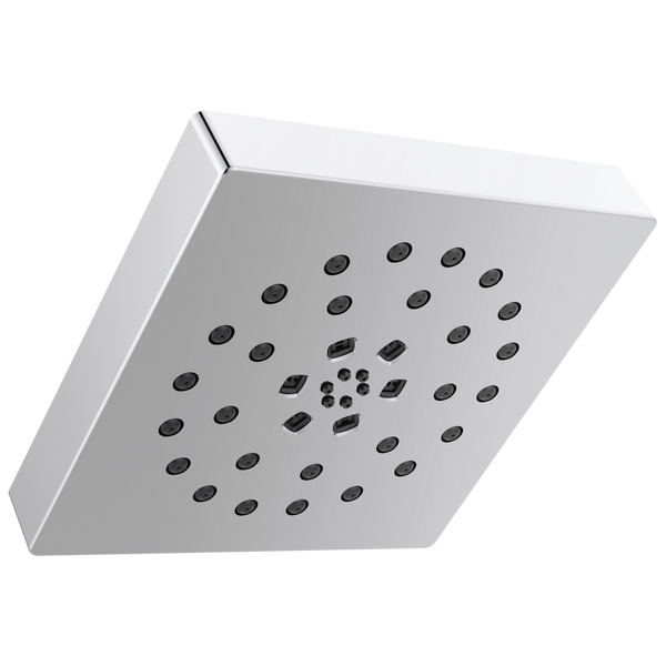 H2Okinetic 4-Setting Square Showerhead in Chrome