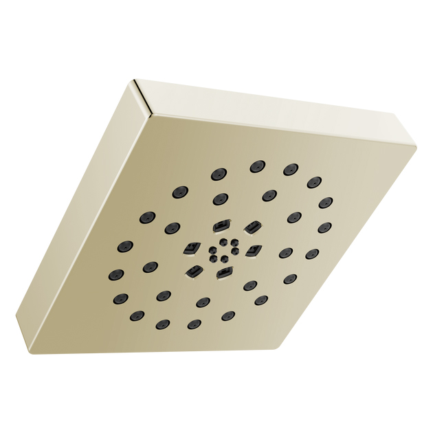 H2Okinetic 4-Setting Square Showerhead in Polished Nickel