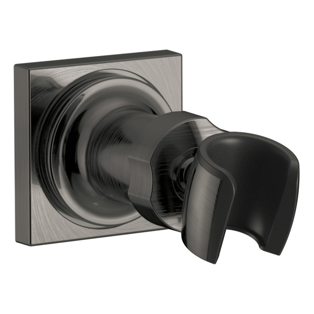 Adjustable Wall Mount for Handshower in Black Stainless