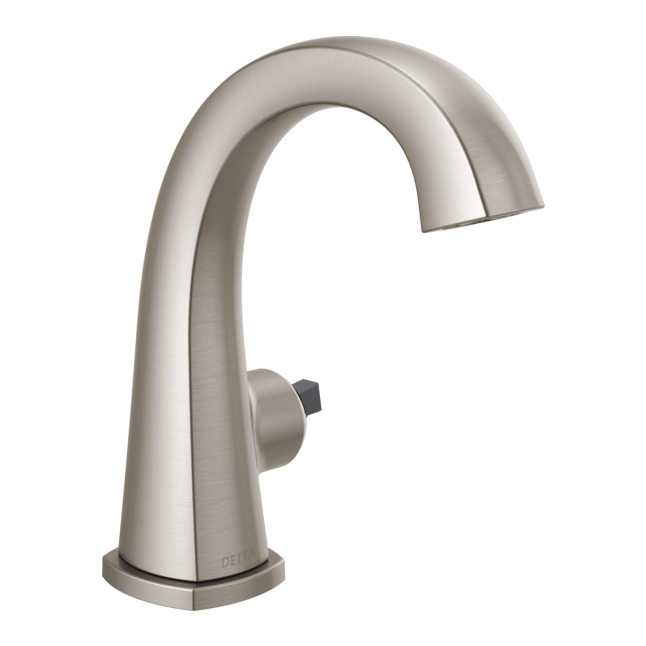 Stryke Single Hole Lav Faucet, No Handles in Stainless