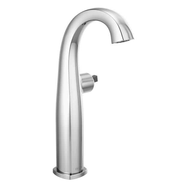 Stryke Single Hole Vessel Faucet, No Handles in Chrome