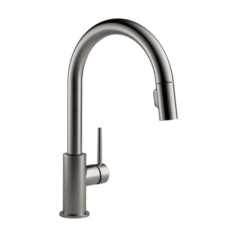 Trinsic 1-Hdl Pull-Down Kitchen Faucet in Black Stainless