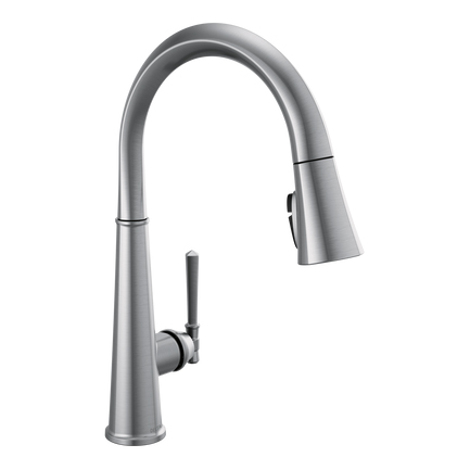 Emmeline 1-Hdl Pull-Down Kitchen Faucet in Arctic Stainless