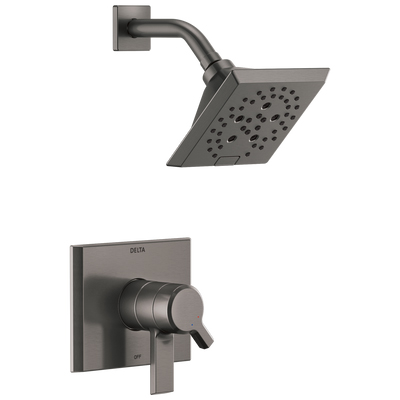 Pivotal Monitor 17 Series Shower Only Trim, Black Stainless