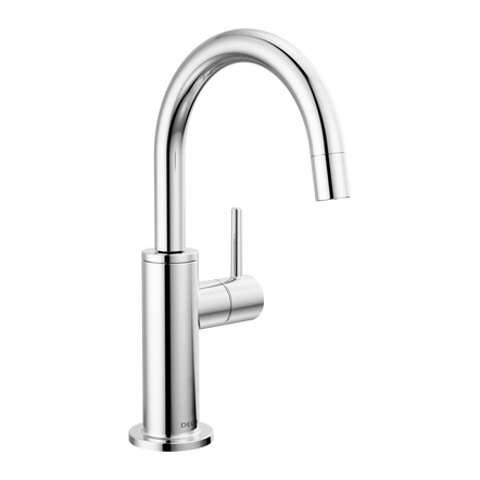 Contemporary Round Beverage Faucet in Chrome